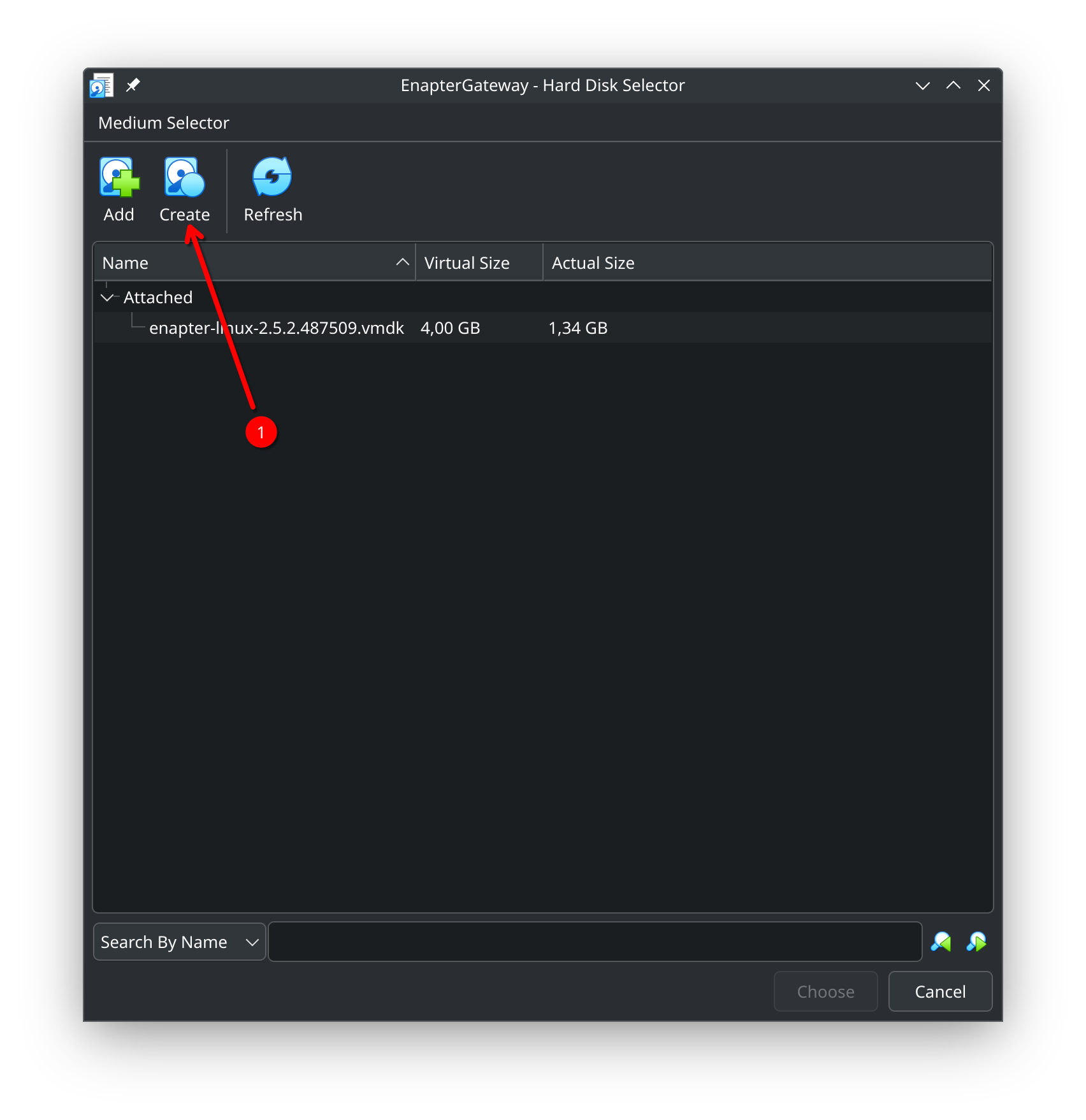 Create New Hard Disk
